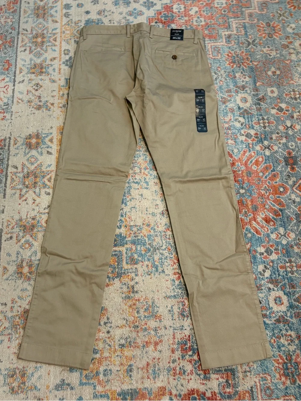 NWT J.Crew slim flex cotton khakis/chino pants